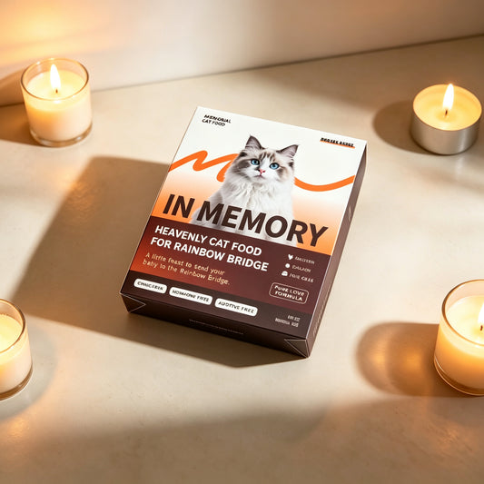Commemorative paper products for cats and dogs, paper products that mimic cat and dog food.