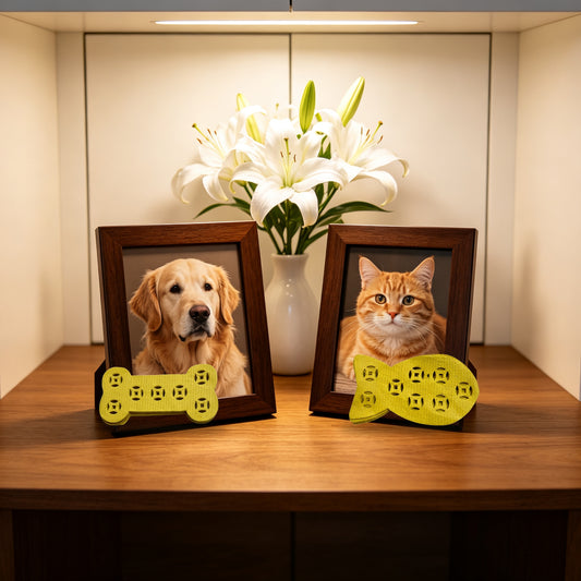 Pet funeral supplies perforated fish bone pet paper keepsake
